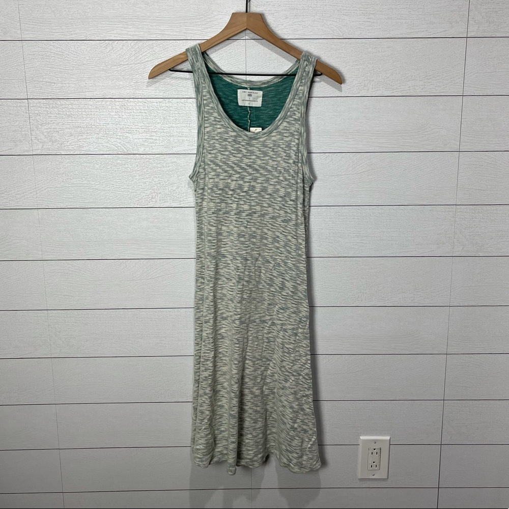 Anthropologie Gray Sleeveless Dress